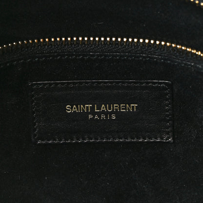 Saint Laurent Calfskin Classic Duffle 6 Black 6 of 13