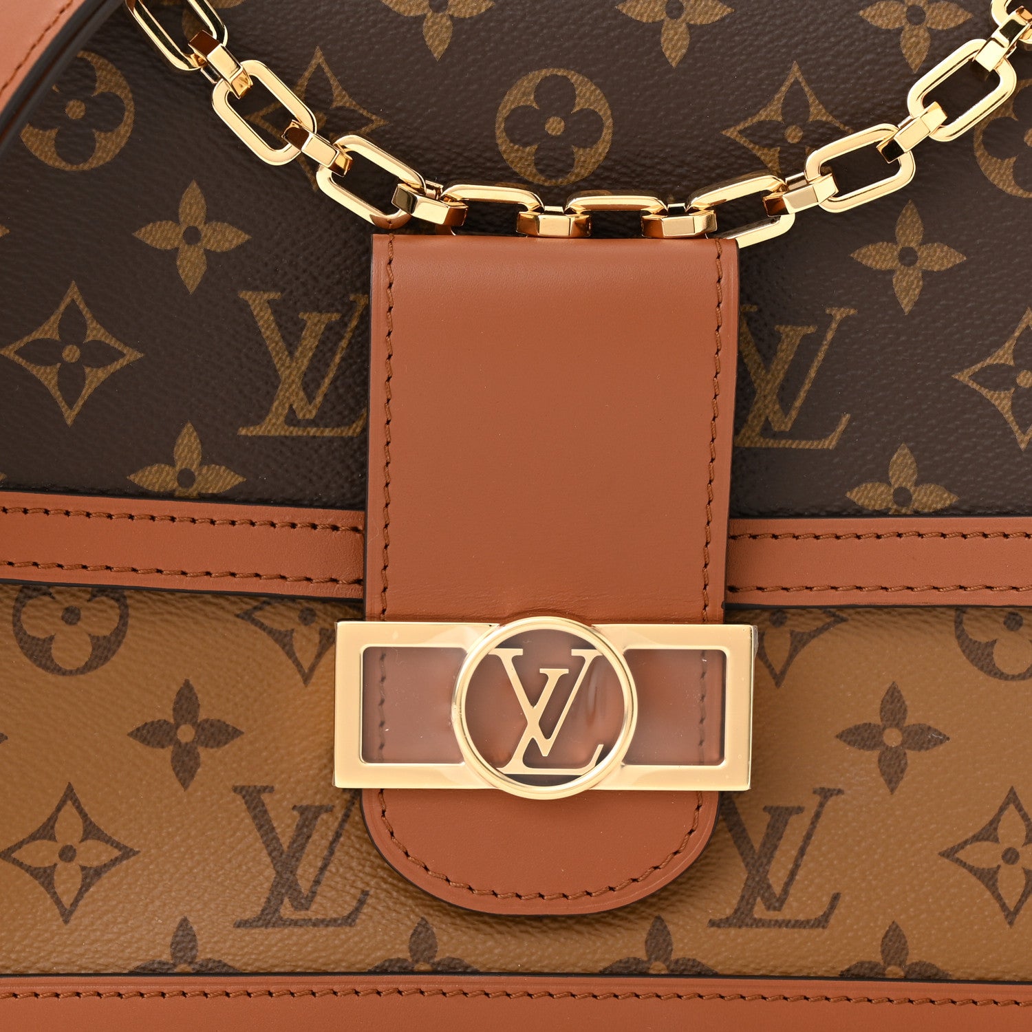 Louis Vuitton Reverse Monogram Dauphine MM 7 of 10