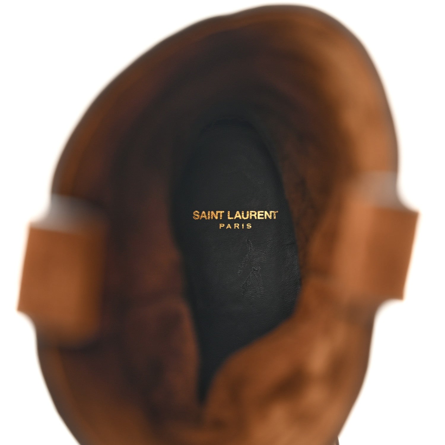 Saint Laurent Suede Houston Cowboy Boots 35 Brown 12 of 13