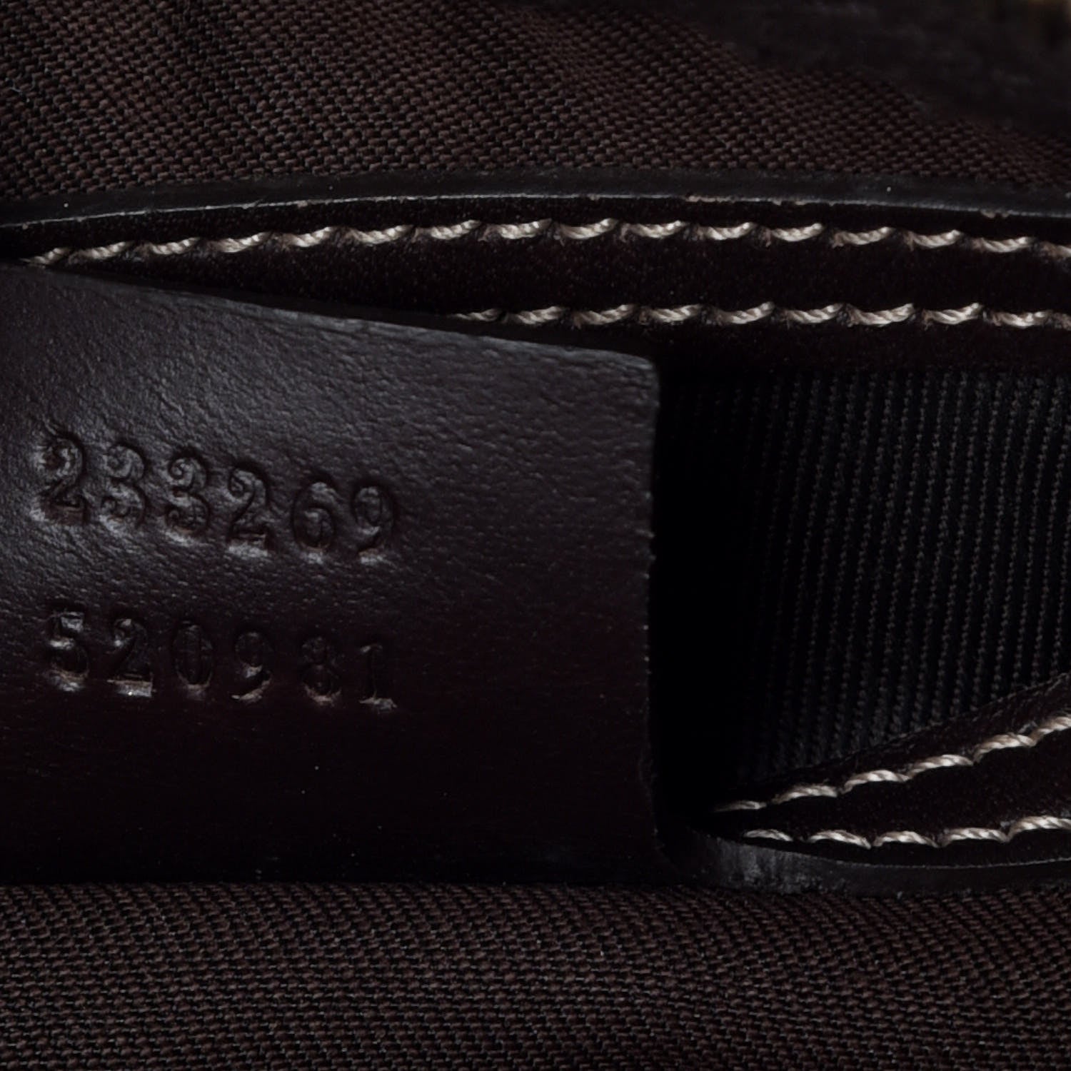 Gucci GG Supreme Monogram Belt Bag Dark Brown 8 of 8