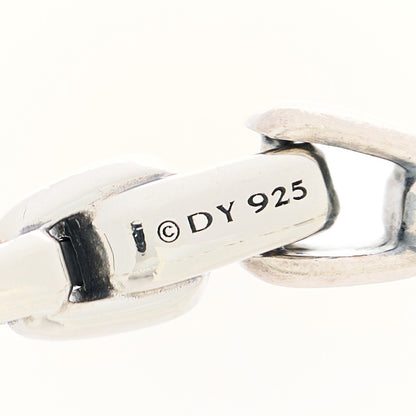 David Yurman Sterling Silver Black Diamond Streamline Box Chain Bracelet 3 of 3