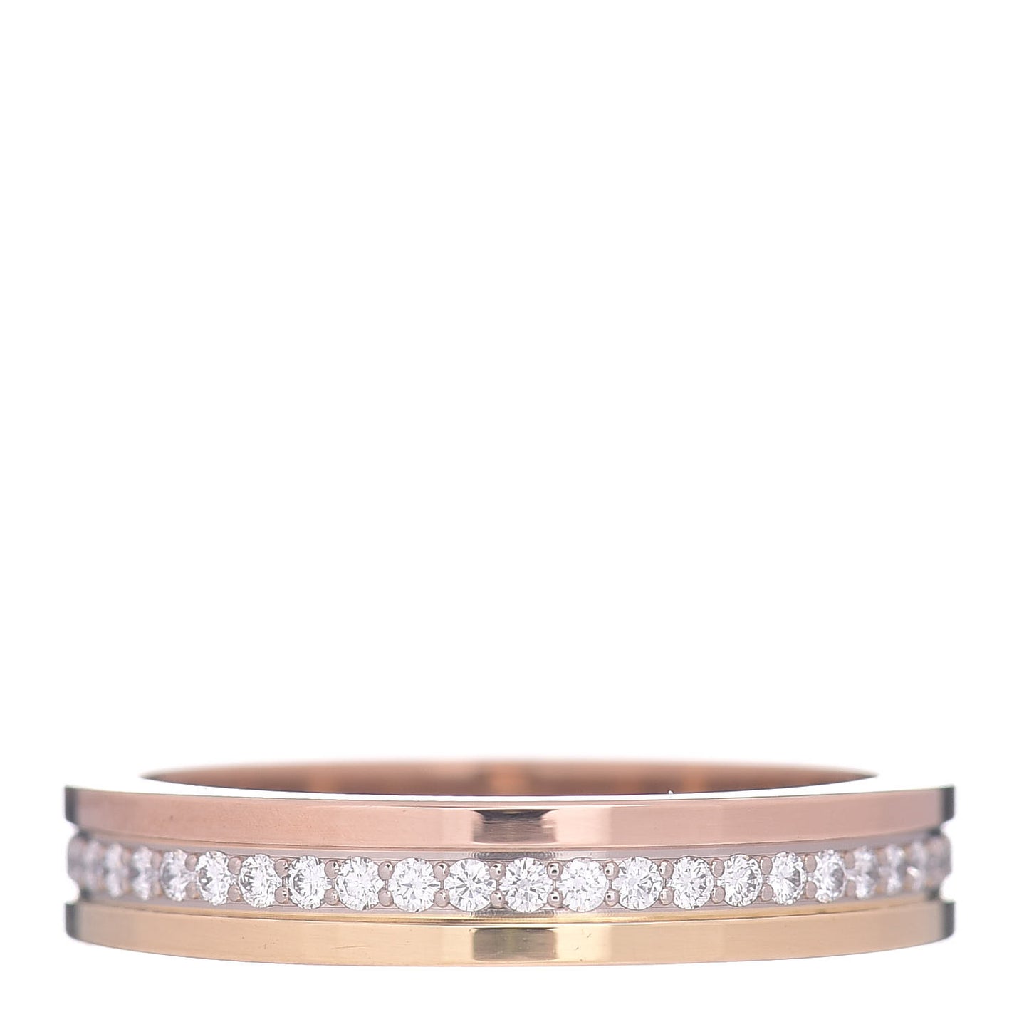 18K White Yellow Pink Gold Diamond 3.5mm Vendome Louis Cartier Wedding Band Ring 49 5