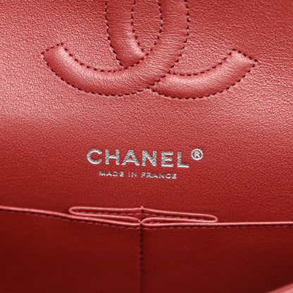 Chanel Caviar Quilted Medium Double Flap Burgundy 5 of 9