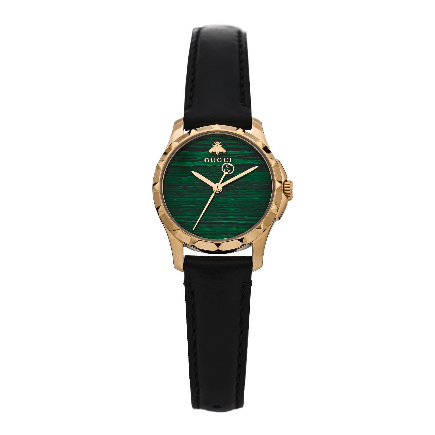 Gucci Stainless Steel Calfskin 28mm G-Timeless Quartz Watch Green 1 of 5