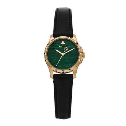 Gucci Stainless Steel Calfskin 28mm G-Timeless Quartz Watch Green 1 of 5