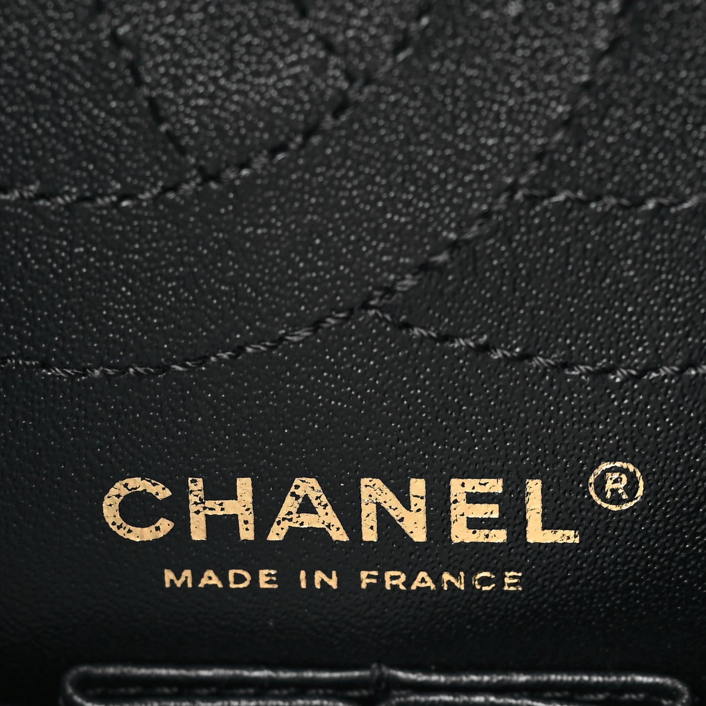 Sheepskin Chevron Quilted 2.55 Reissue 225 Flap Black