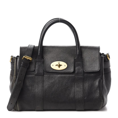Mulberry Natural Vegetable Tanned Small Bayswater Black 1 of 10