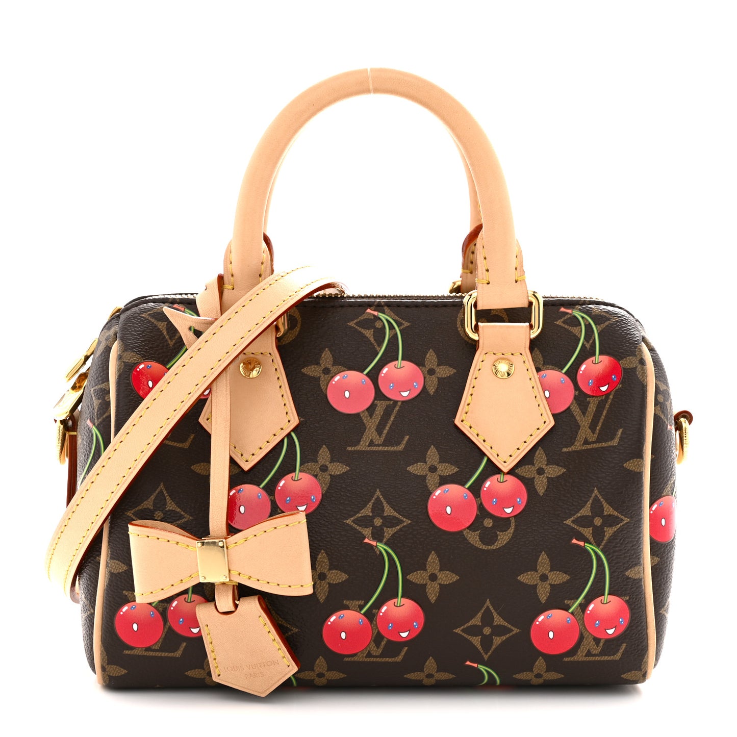 LV X TM Monogram Cerises Speedy Bandouliere 20