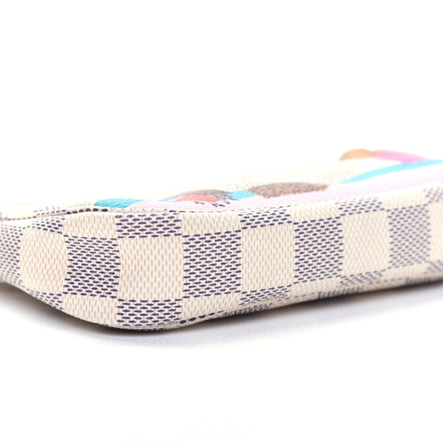 Louis Vuitton Damier Azur 2016 Christmas Animation Mini Pochette Accessories 6 of 13