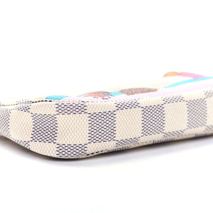 Louis Vuitton Damier Azur 2016 Christmas Animation Mini Pochette Accessories 6 of 13