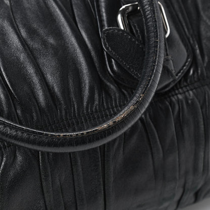 Prada Nappa Gaufre Shopping Satchel Black 11 of 11
