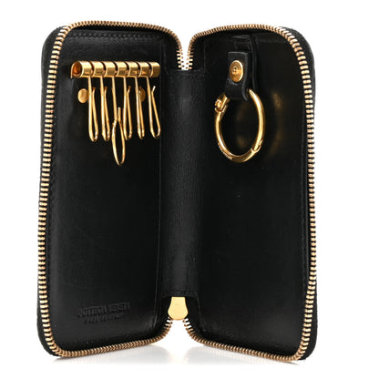 Bottega Veneta Nappa Intrecciato Zip Key Pouch Black 5 of 7