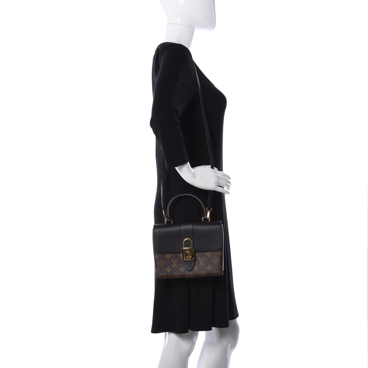 Louis Vuitton Monogram Locky BB Black 2 of 10