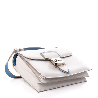 Hermes Tadelakt Chevre Mysore Mini Illico Gris Perle Bleu Izmir 4 of 9
