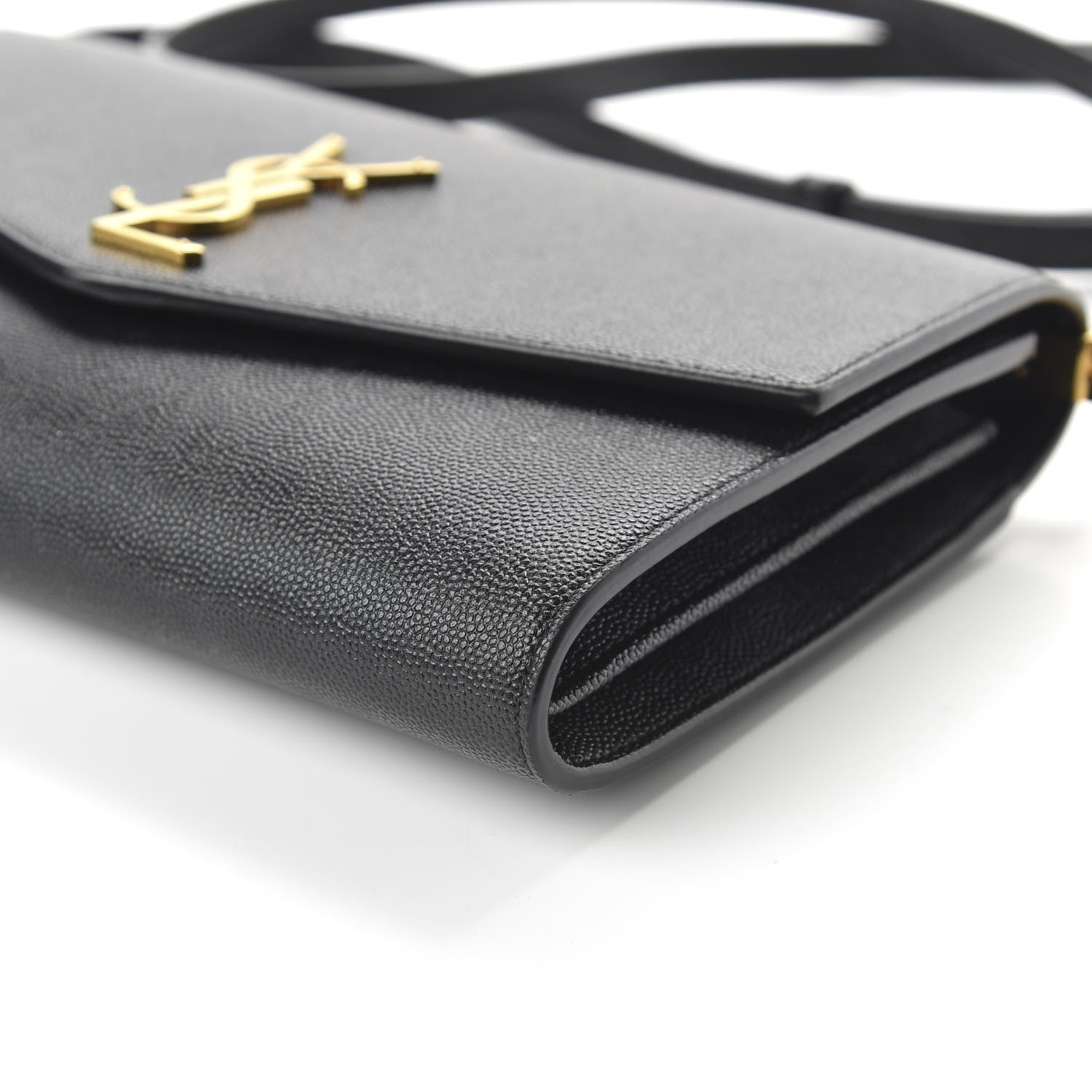 Saint Laurent Grain De Poudre Mini Uptown Crossbody Bag Black 7 of 10