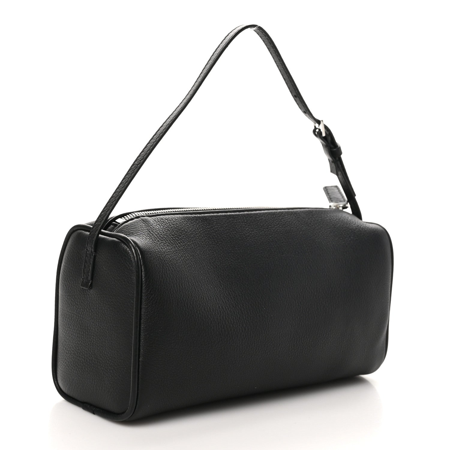 The Row Grained Calfskin 90's Bag Black 3 of 9