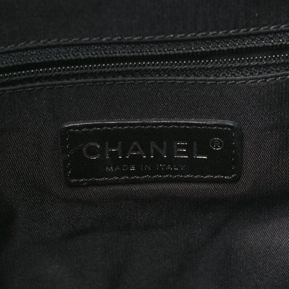 Chanel Calfskin Fantasy Fur Shopper Tote Brown 6 of 14