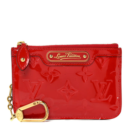 Louis Vuitton Vernis Key Pouch Cherry 1 of 19
