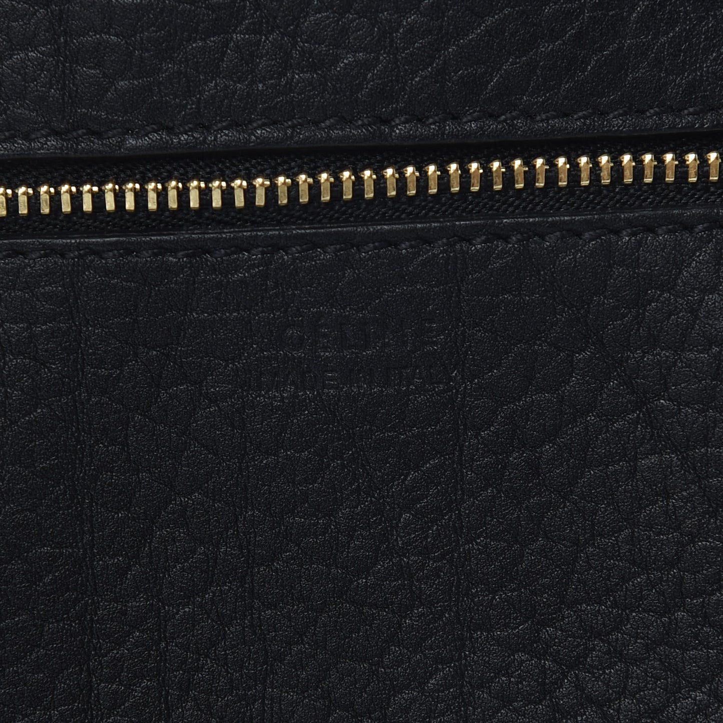 Crisped Calfskin Mini Tie Knot Tote Black