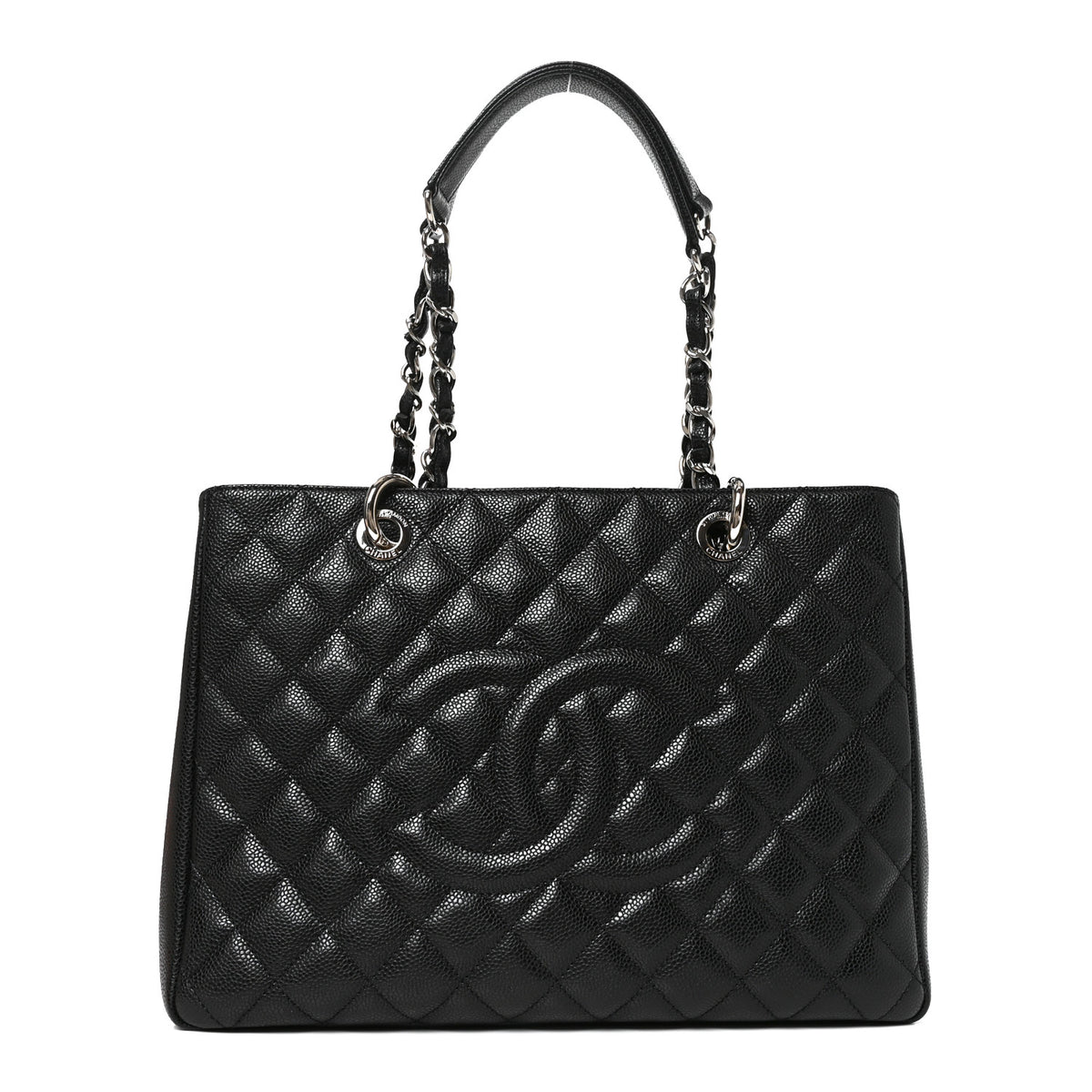 Chanel Caviar Quilted Grand Shopping Tote GST Black 1 of 10