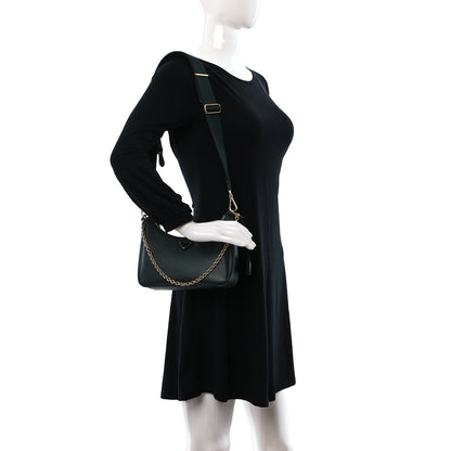 Prada Saffiano Lux Re-Edition 2005 Shoulder Bag Smeraldo 2 of 12