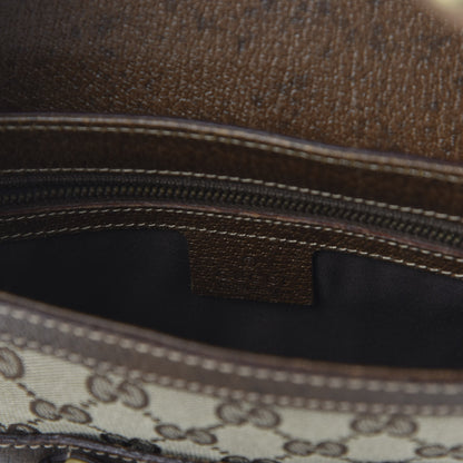 Gucci Monogram Studded Pelham Runway Flap Bag Brown 7 of 9