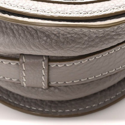 Chloe Grained Calfskin Small Marcie Saddle Bag Cashmere Grey 10 of 10