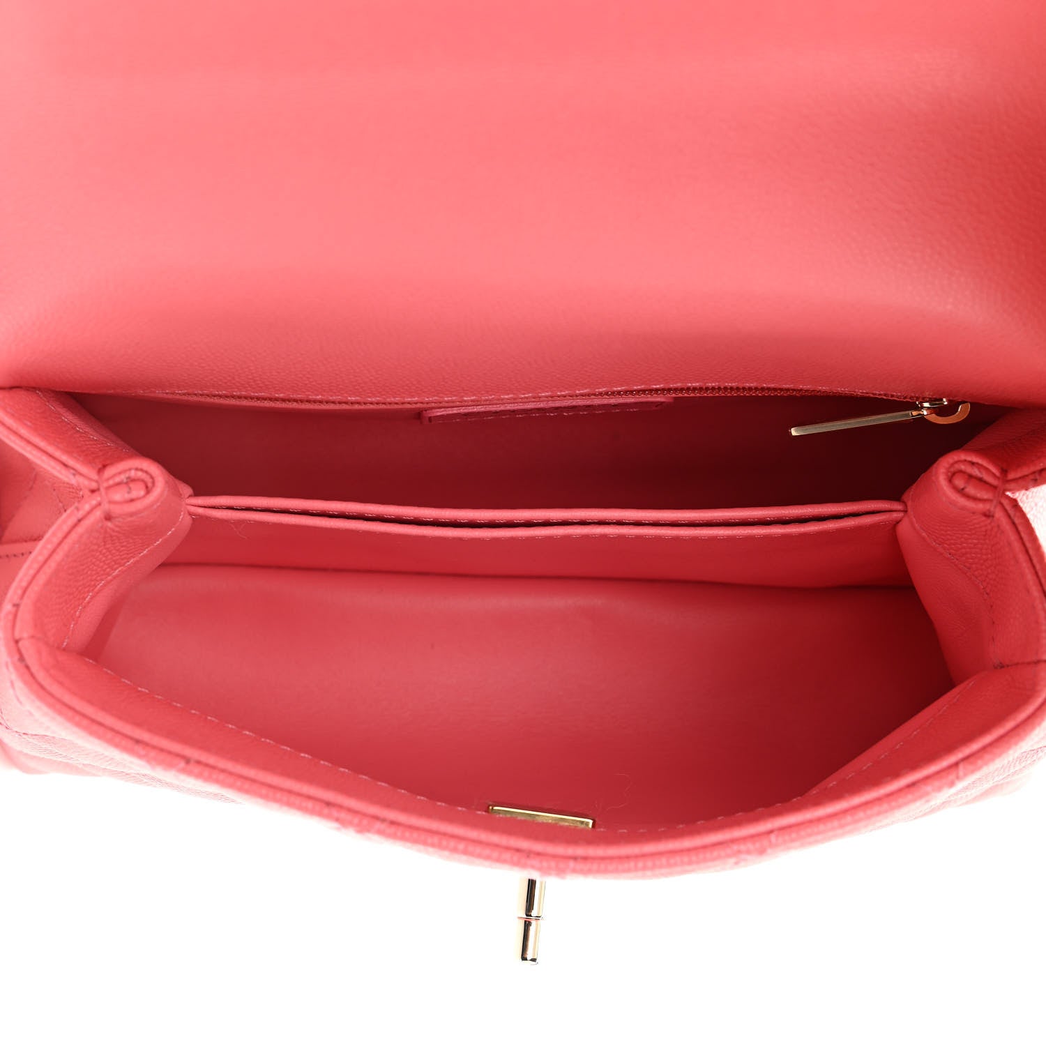 Chanel Caviar Quilted Mini Coco Handle Flap Pink 5 of 10