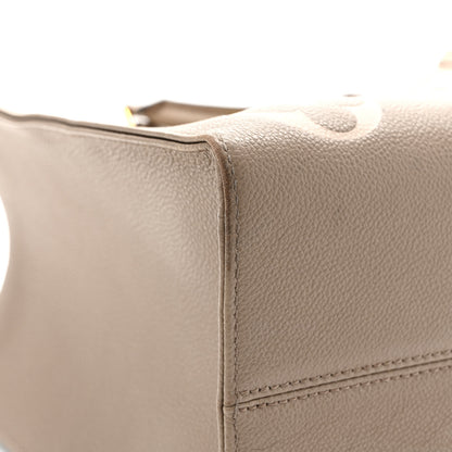 Louis Vuitton Empreinte Monogram Giant Onthego MM Tourterelle Creme 10 of 13