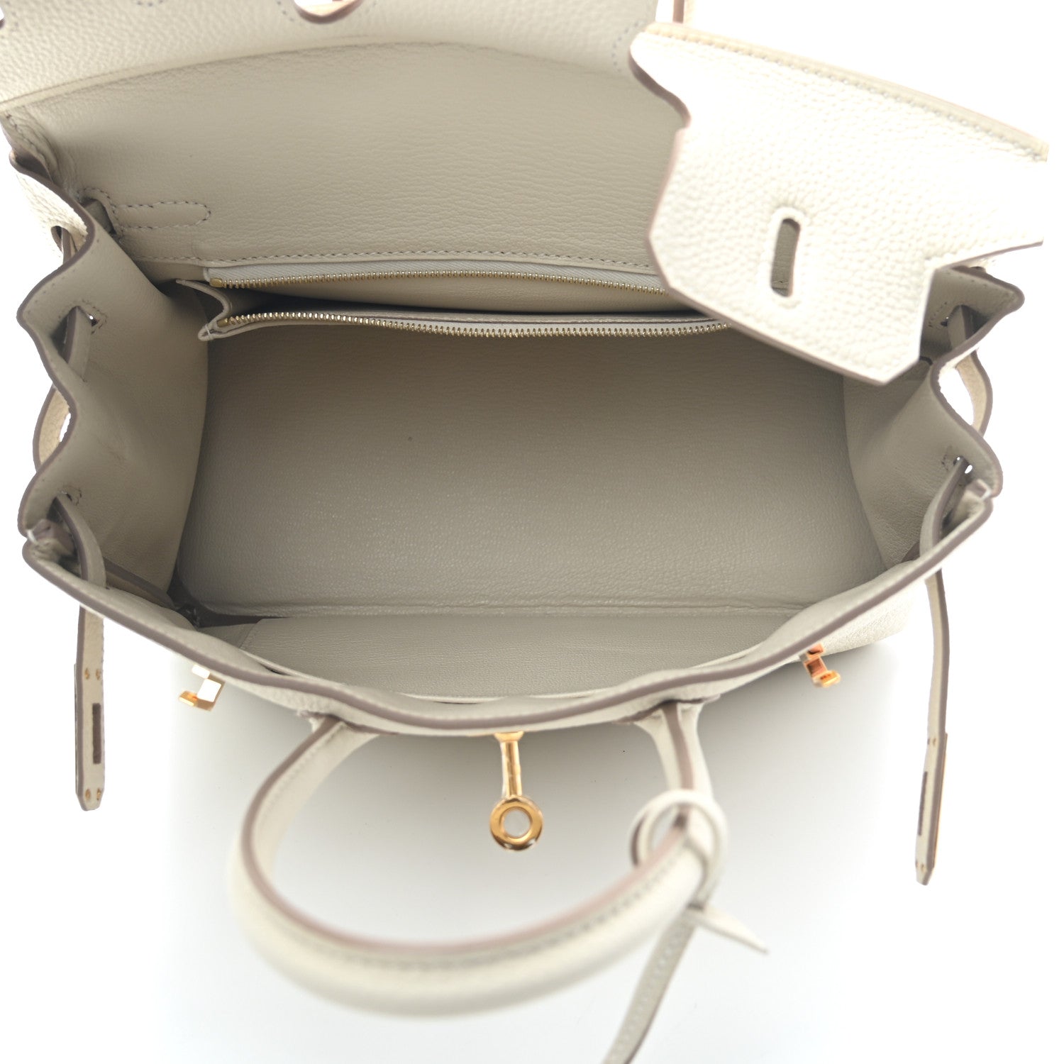 Hermes Togo Birkin 25 Craie 5 of 10