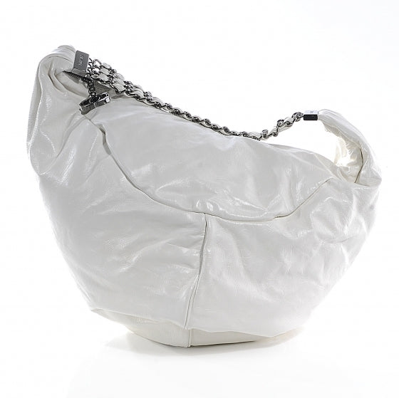 Patent Large Rock and Chain Hobo White