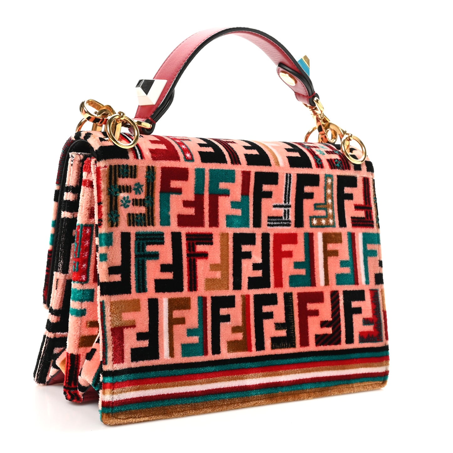 Velvet Vitello Dolce Fun Fair Kan I Shoulder Bag Strawberry Multicolor