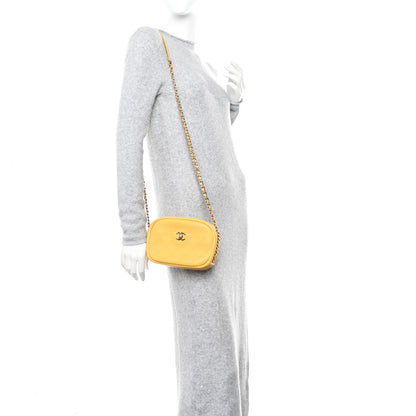 Chanel Goatskin Small Casual Trip Camera Case Yellow 2 of 12