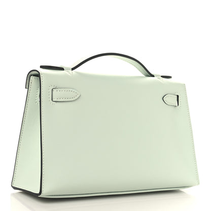 Hermes Swift Kelly Pochette Clutch Vert Peppermint 3 of 11