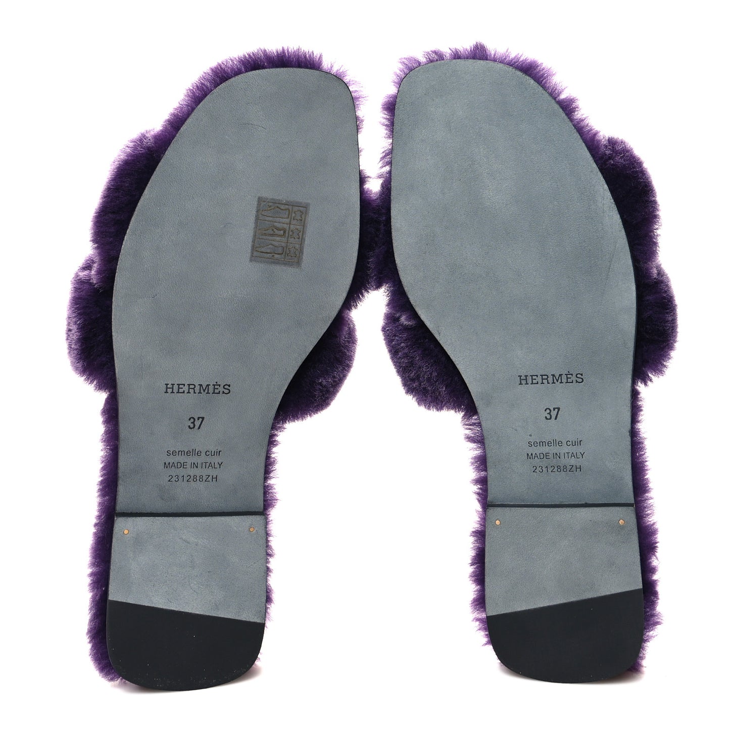 Woolskin Oran Sandals 37 Violet Fonce