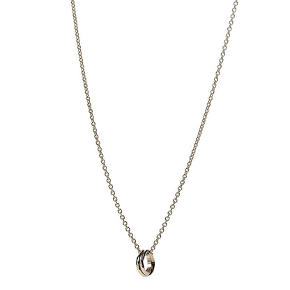 Cartier 18K Pink Yellow White Gold Baby Trinity Pendant Necklace 1 of 8