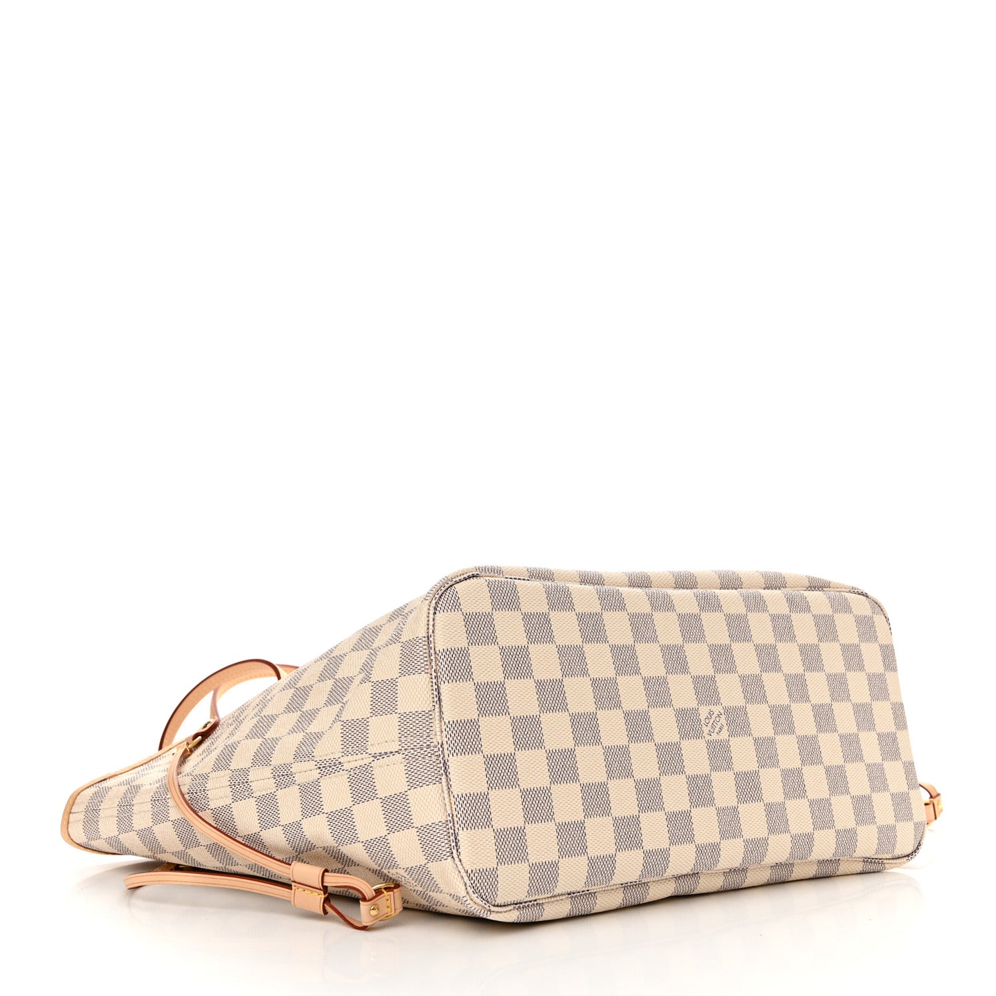 Damier Azur Neo Neverfull MM Rose Ballerine