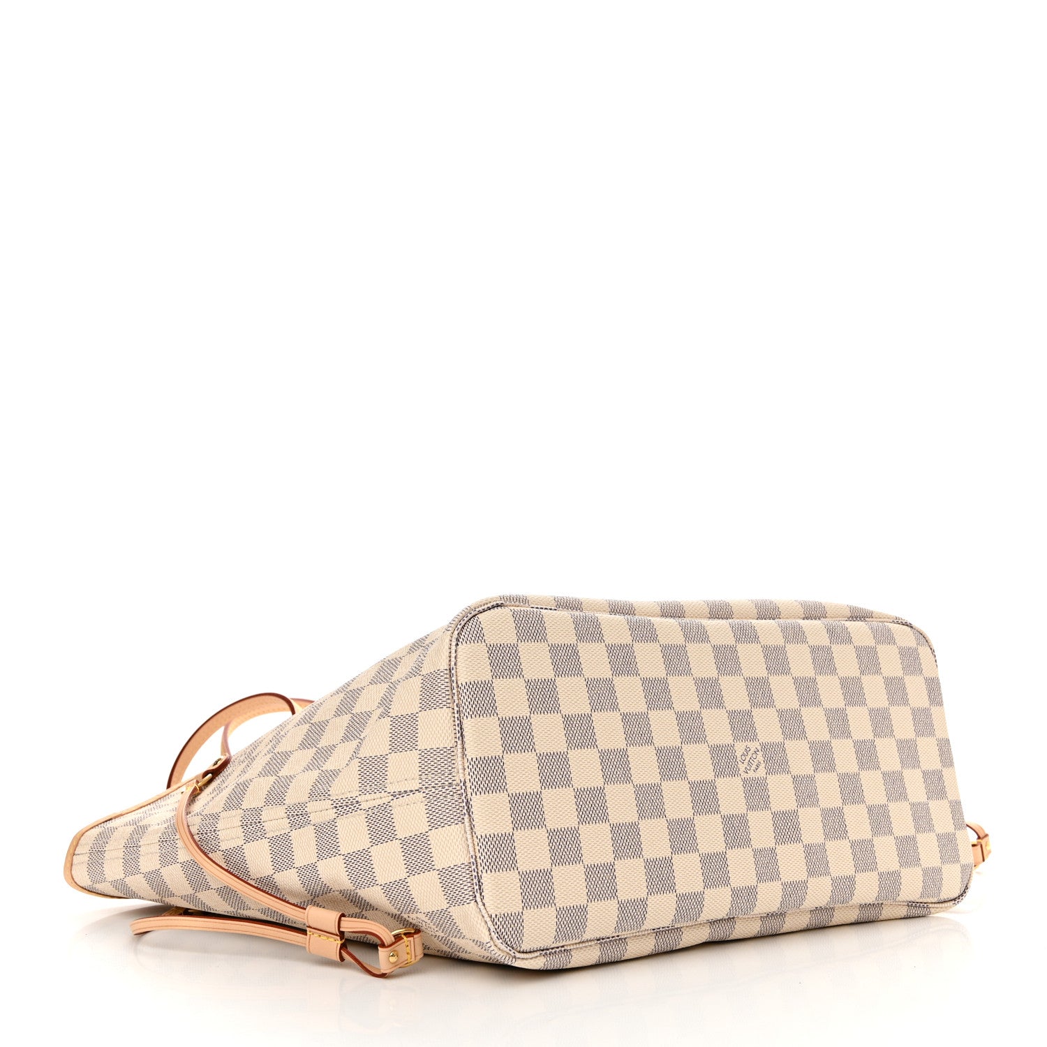 Louis Vuitton Damier Azur Neo Neverfull MM Rose Ballerine 4 of 9