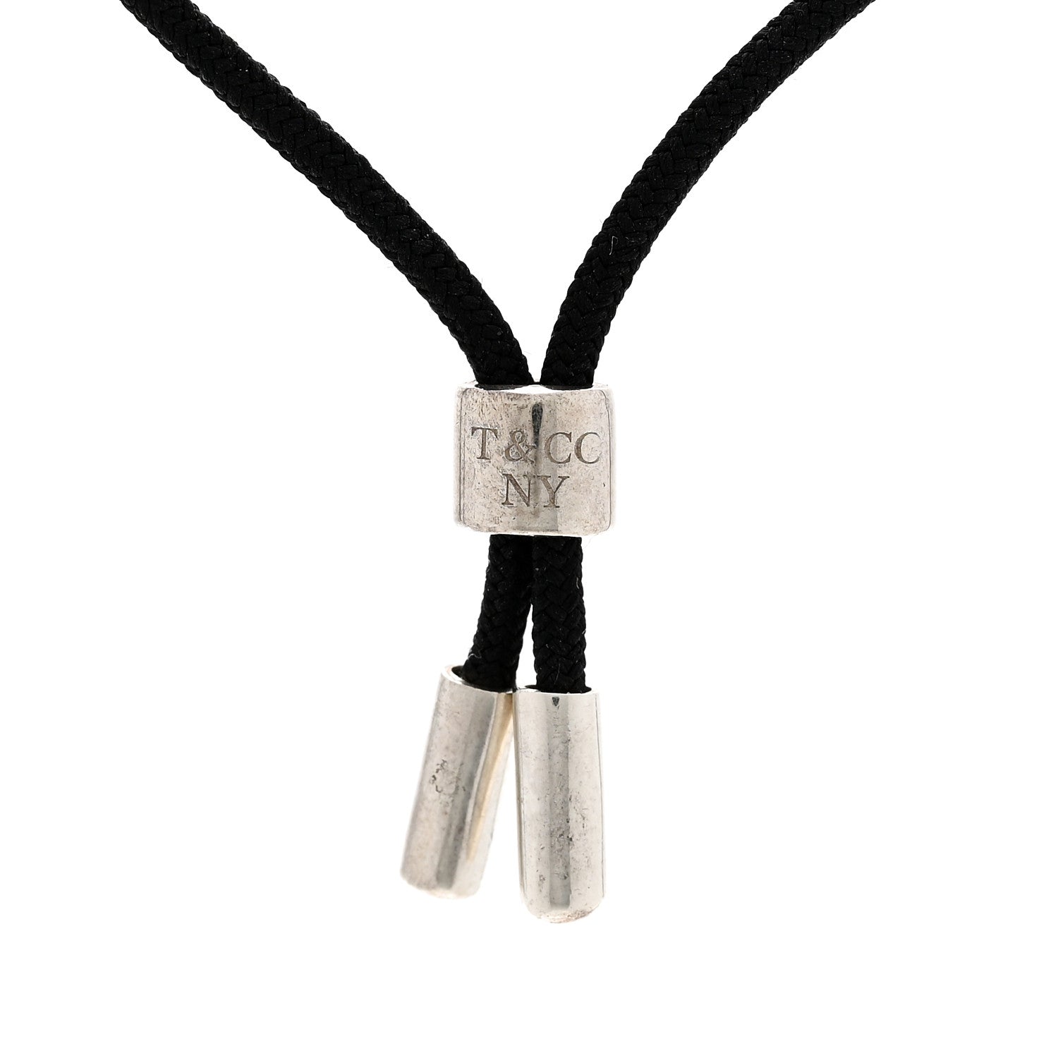 Tiffany Sterling Silver Pearl HardWear Cord Necklace 4 of 5