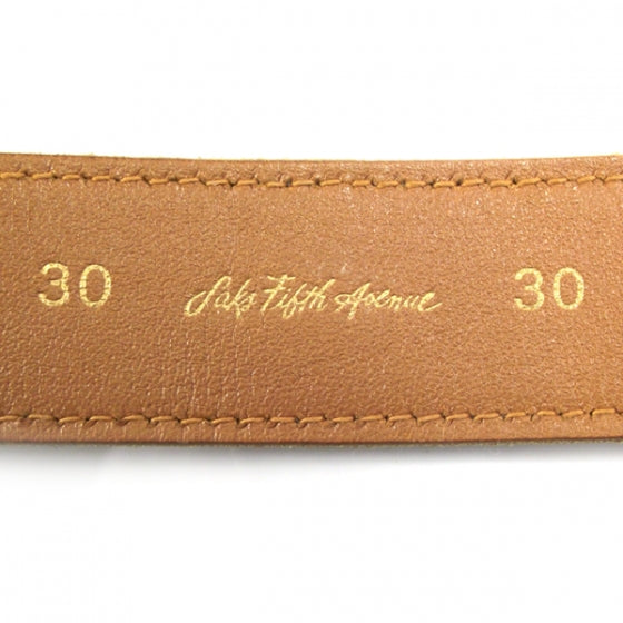 Louis Vuitton Monogram Belt w Gold Buckle Vintage Saks 3 of 4