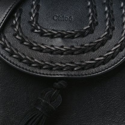Chloe Calfskin Braided Mini Hudson Shoulder Bag Black 8 of 10