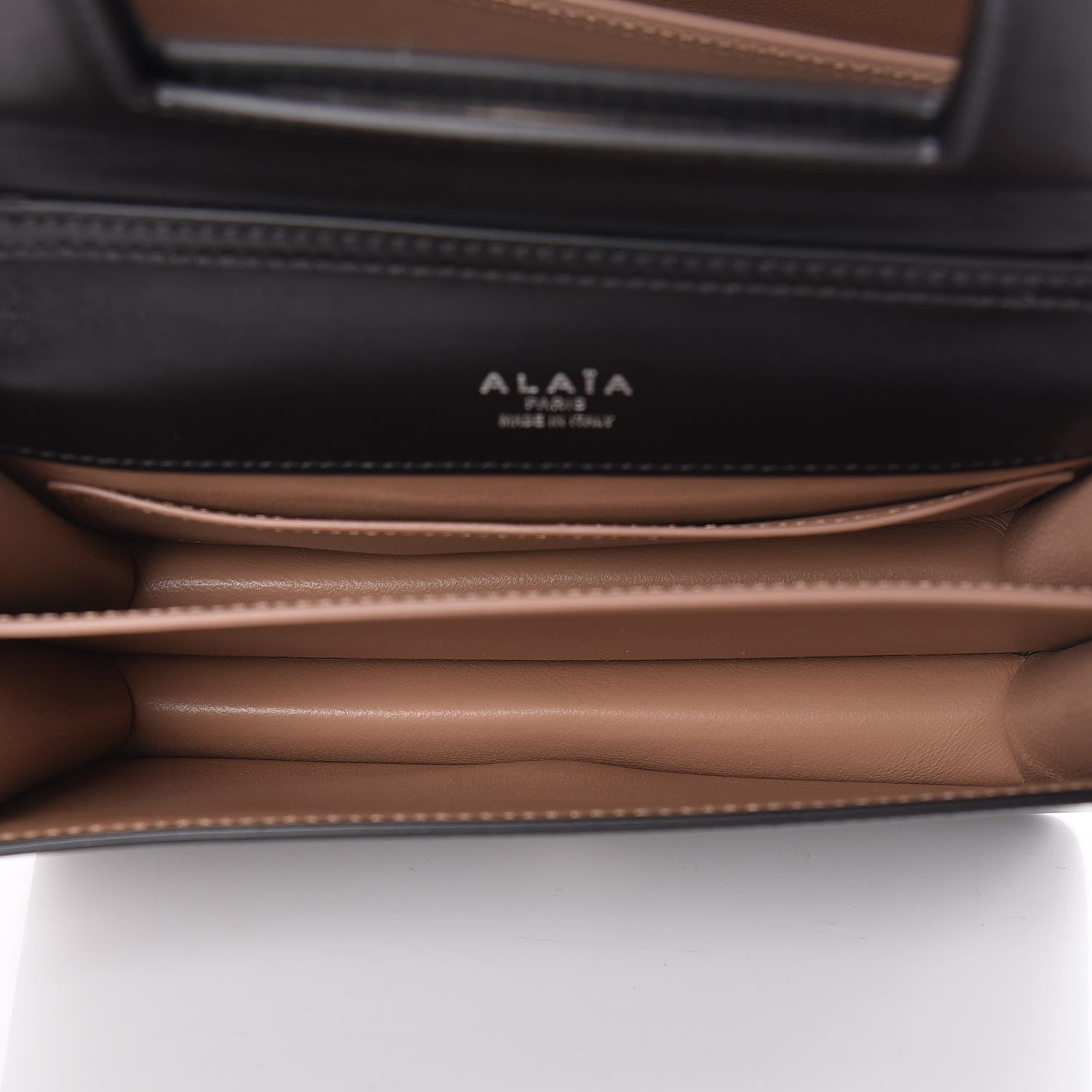 Alaia Calfskin Arabesque Studded Medium Franca Crossbody Black 7 of 8