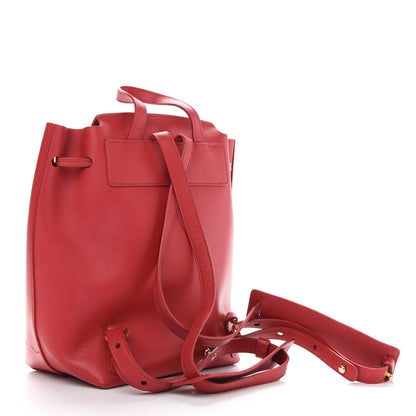 Mansur Gavriel Vegetable Tanned Calfskin Mini Backpack Flamma 2 of 11