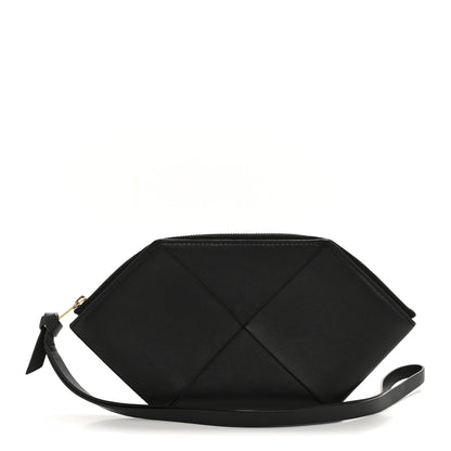 Bottega Veneta Nappa Intrecciato Origami Pouch Wristlet Black 1 of 10