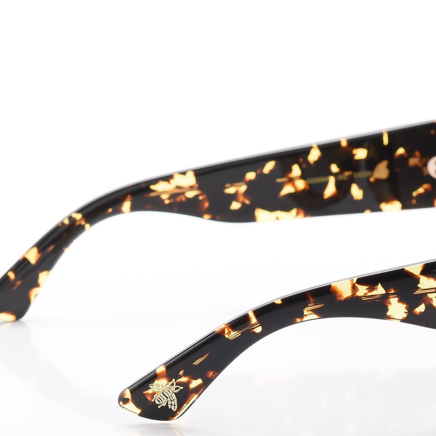Gucci Acetate Round GG0084S Sunglasses Glitter Blue Multi 8 of 9