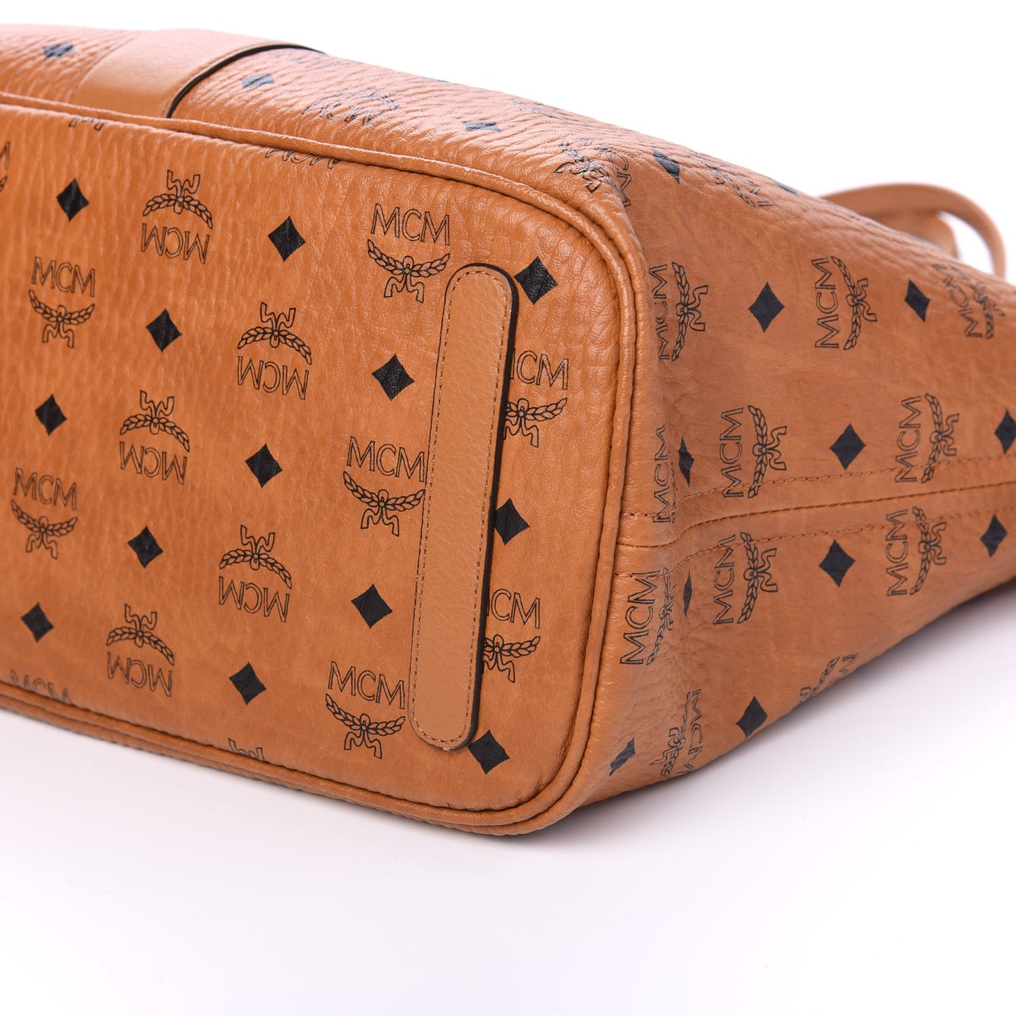 Visetos Medium Liz Reversible Shopper Tote Cognac