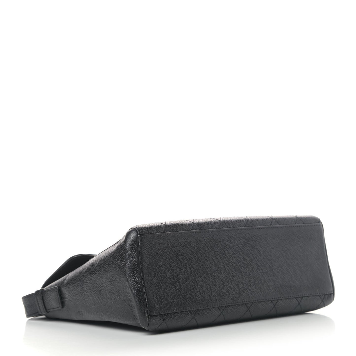 Caviar Diamond Stitched Shoulder Bag Black