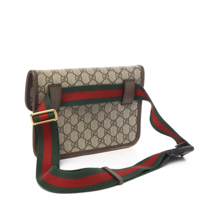 Gucci GG Supreme Monogram Neo Vintage Web Belt Bag Brown 3 of 10