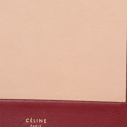 Celine Smooth Lambskin Frame Evening Chain Clutch Ruby Nude 11 of 13