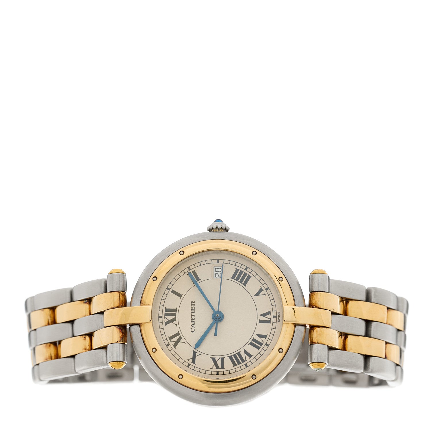 Cartier Stainless Steel 18K Yellow Gold 29mm Panthere Vendome Quartz Watch 2 of 4